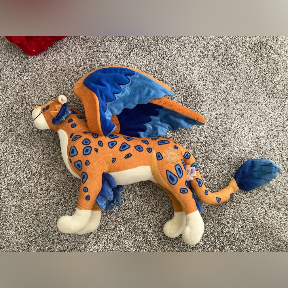 Disney Store Skylar Jaquin Large Winged Cheetah Plush Doll - Elena of Avalor